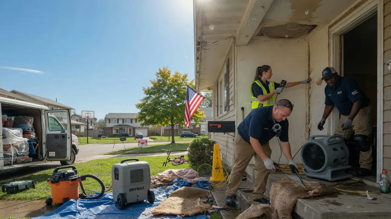 Water Damage Restoration in Bunker Hill, IL near me